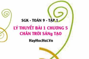 Lý thuyết Toán 9 Bài 1: Đường Tròn - Lý Thuyết và Các Khái Niệm Cơ Bản (Chân Trời Sáng Tạo)